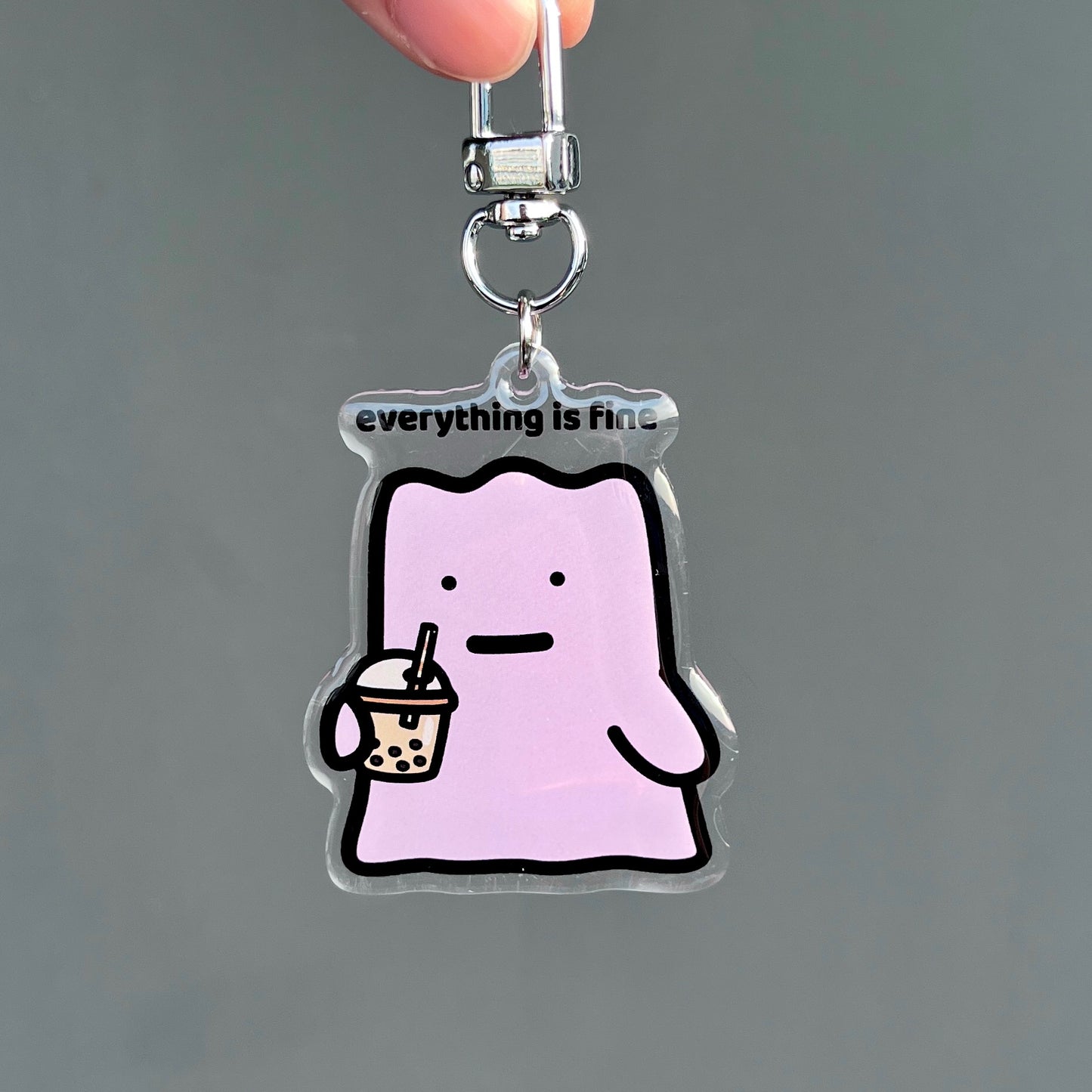 Everything Is Fine Keychain