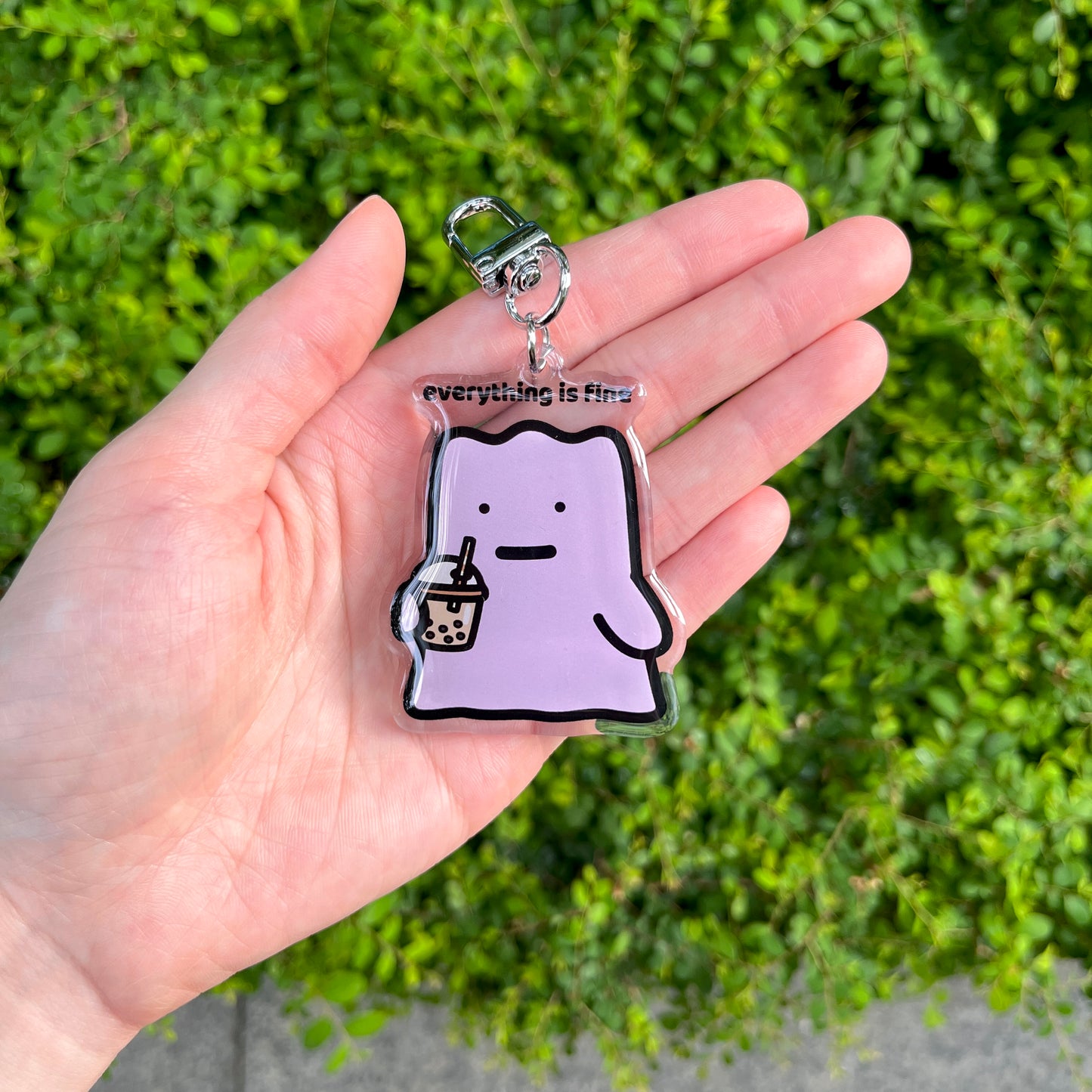Everything Is Fine Keychain