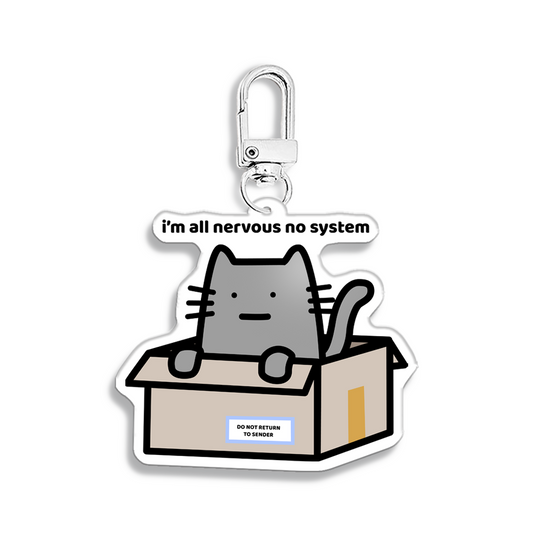 All Nervous No System Keychain