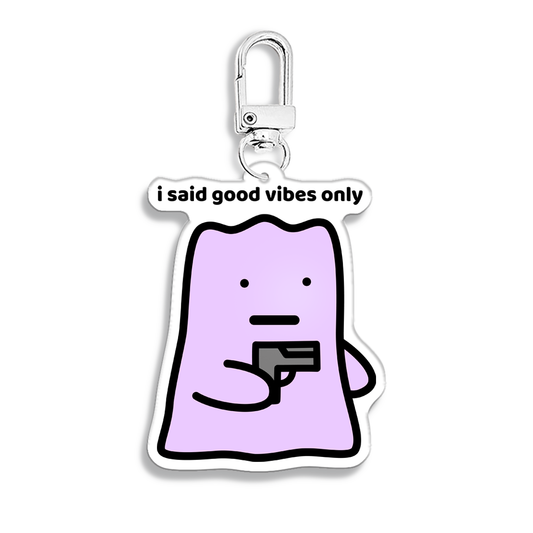Good Vibes Only Keychain