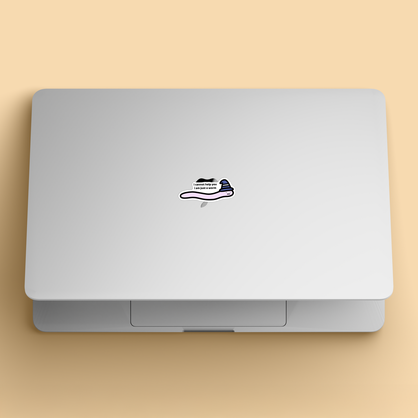 Worm Sticker