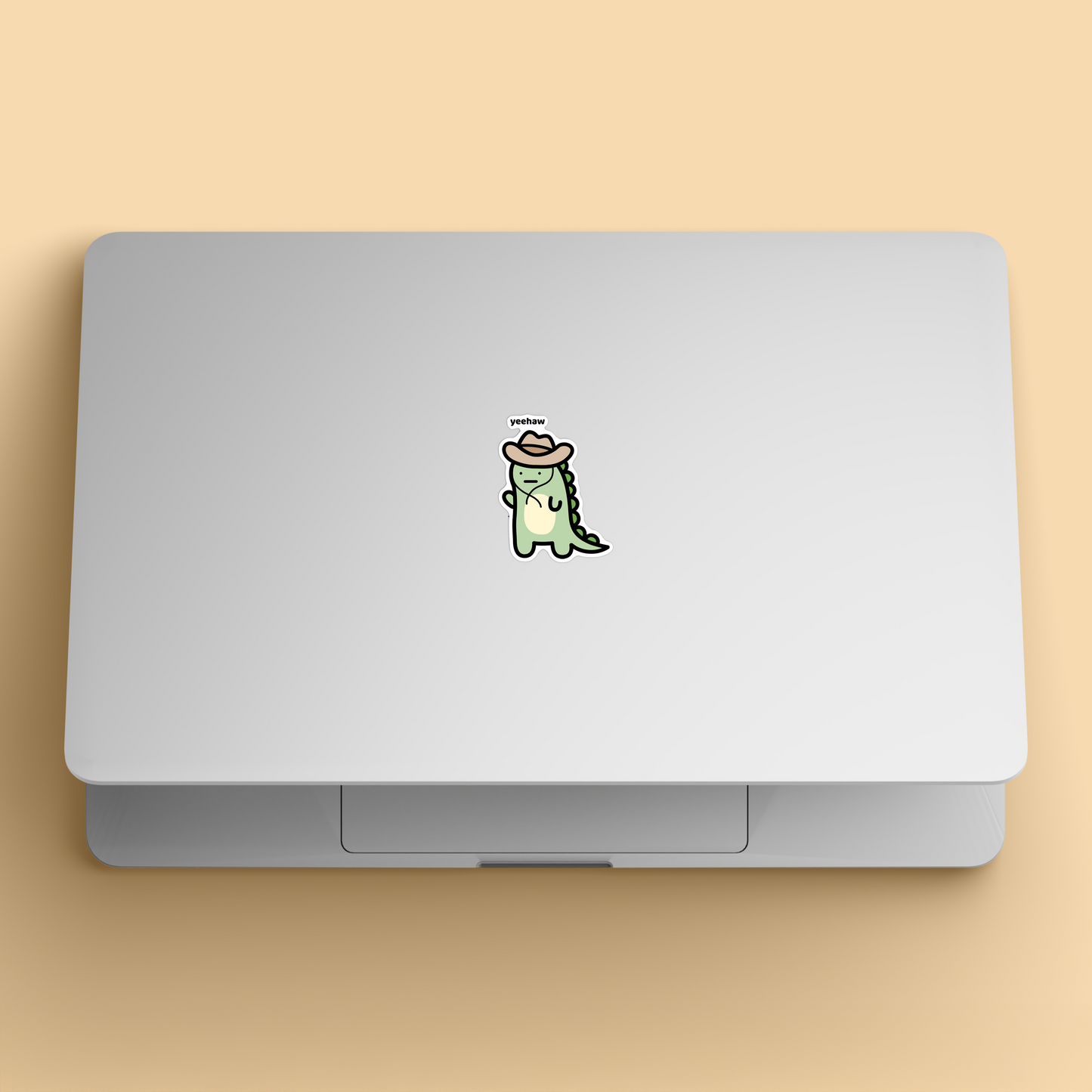 Cowboy Dino Sticker