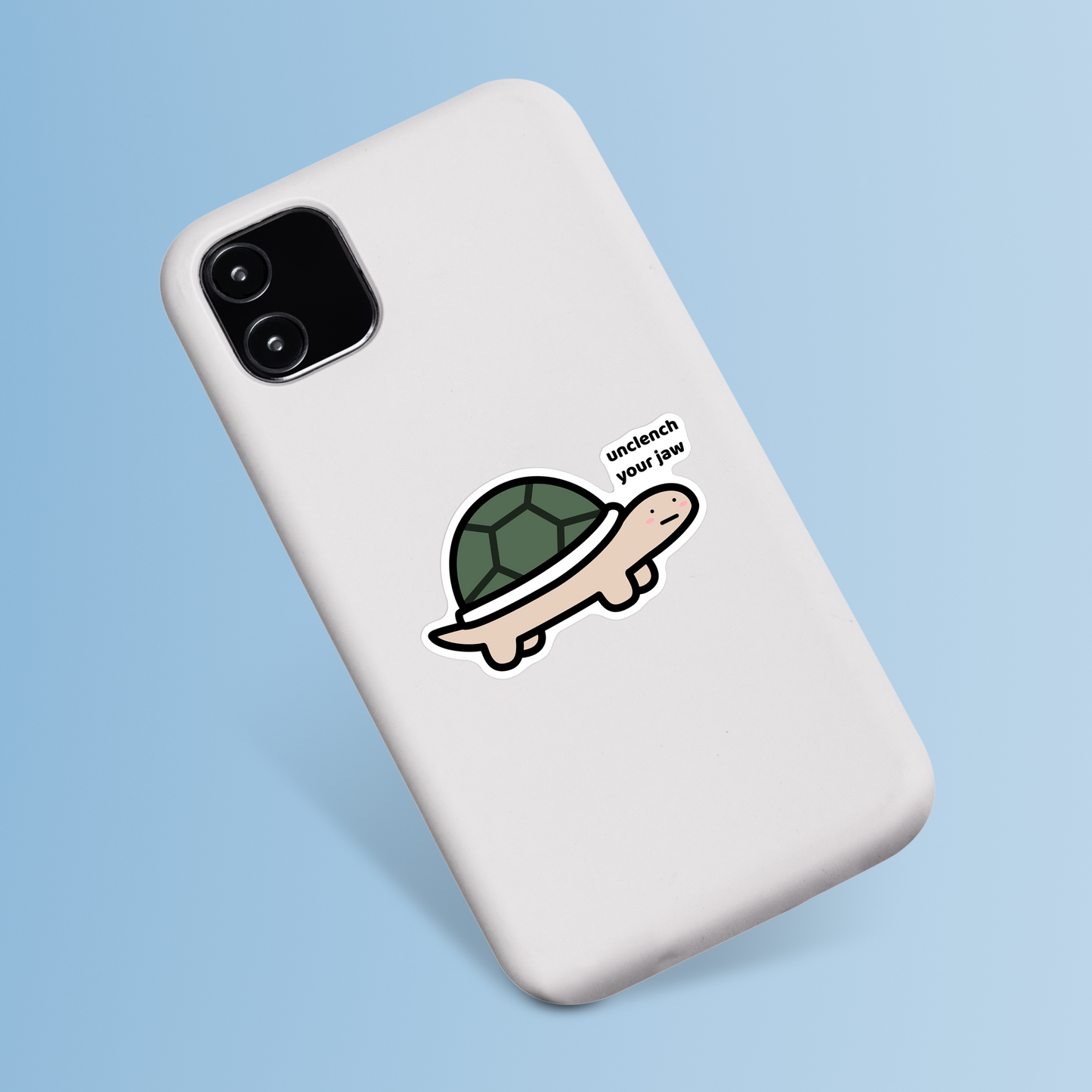 Unclench Your Jaw Sticker