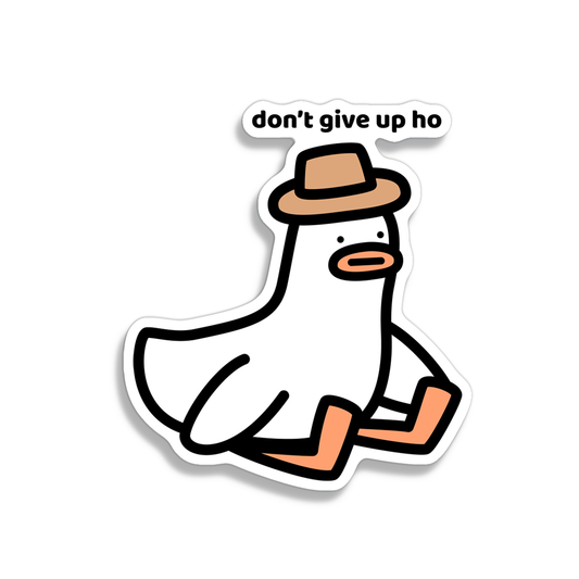 Don't Give Up Sticker
