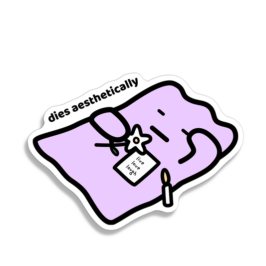 Dies Aesthetically Sticker
