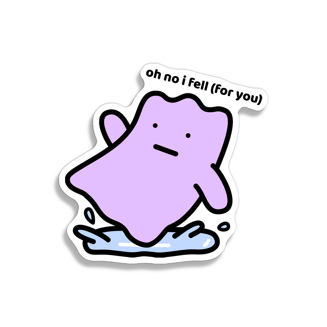 I Fell Sticker