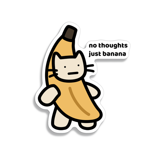 Banana Cat Sticker