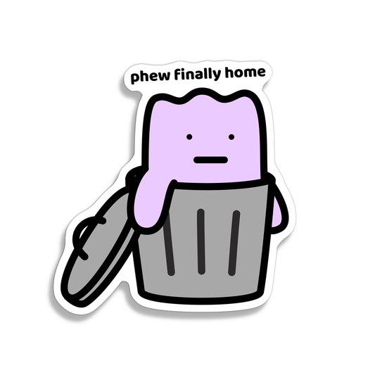 Trash Sticker