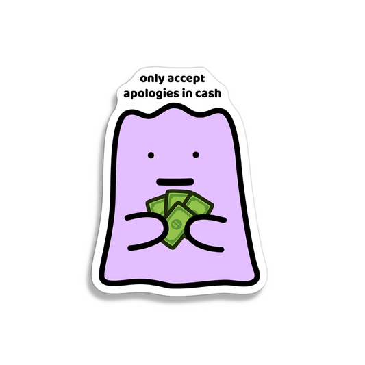 Apologies Sticker