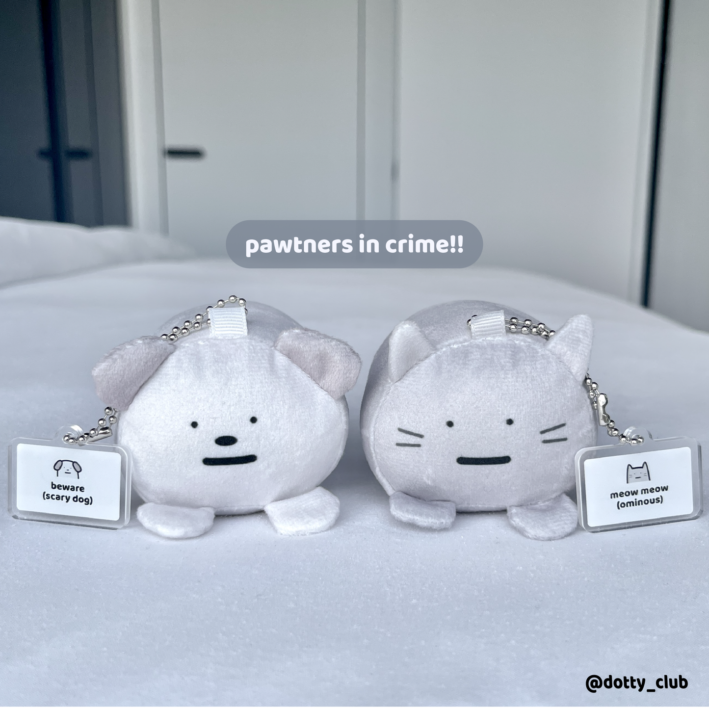 Ominous Plush Keychain