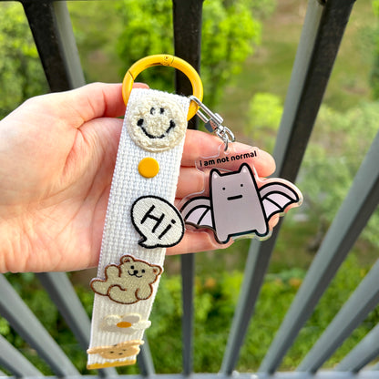 Bat Cat Keychain