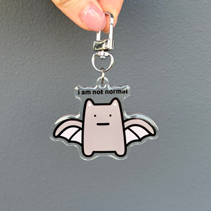 Bat Cat Keychain