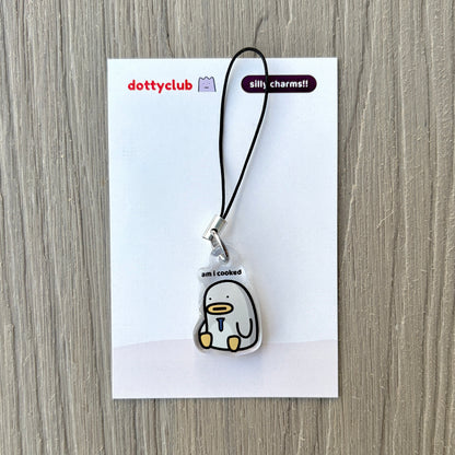 Am I Cooked Phone Charm