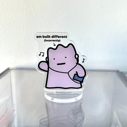 Built Different Acrylic Stand