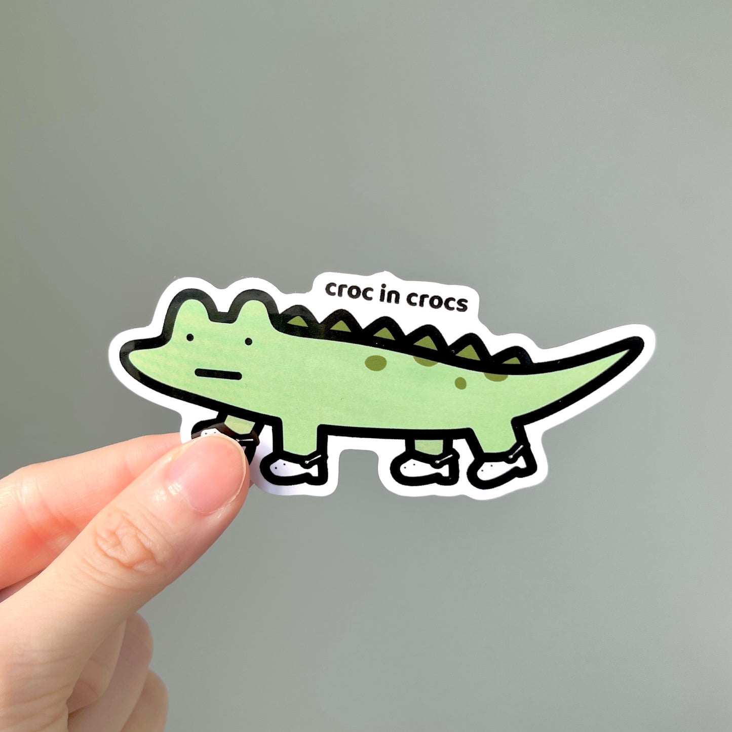 Croc In Crocs Sticker