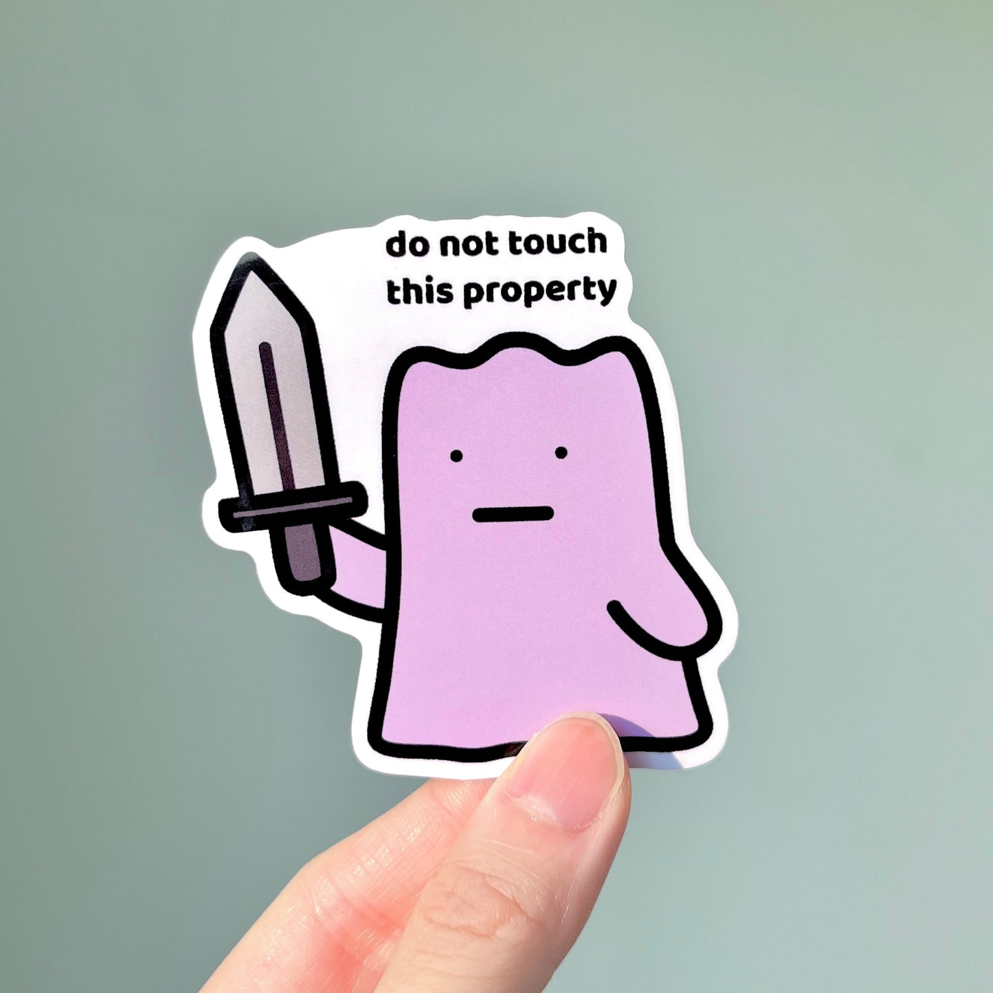 Dottyclub Do Not Touch Sticker