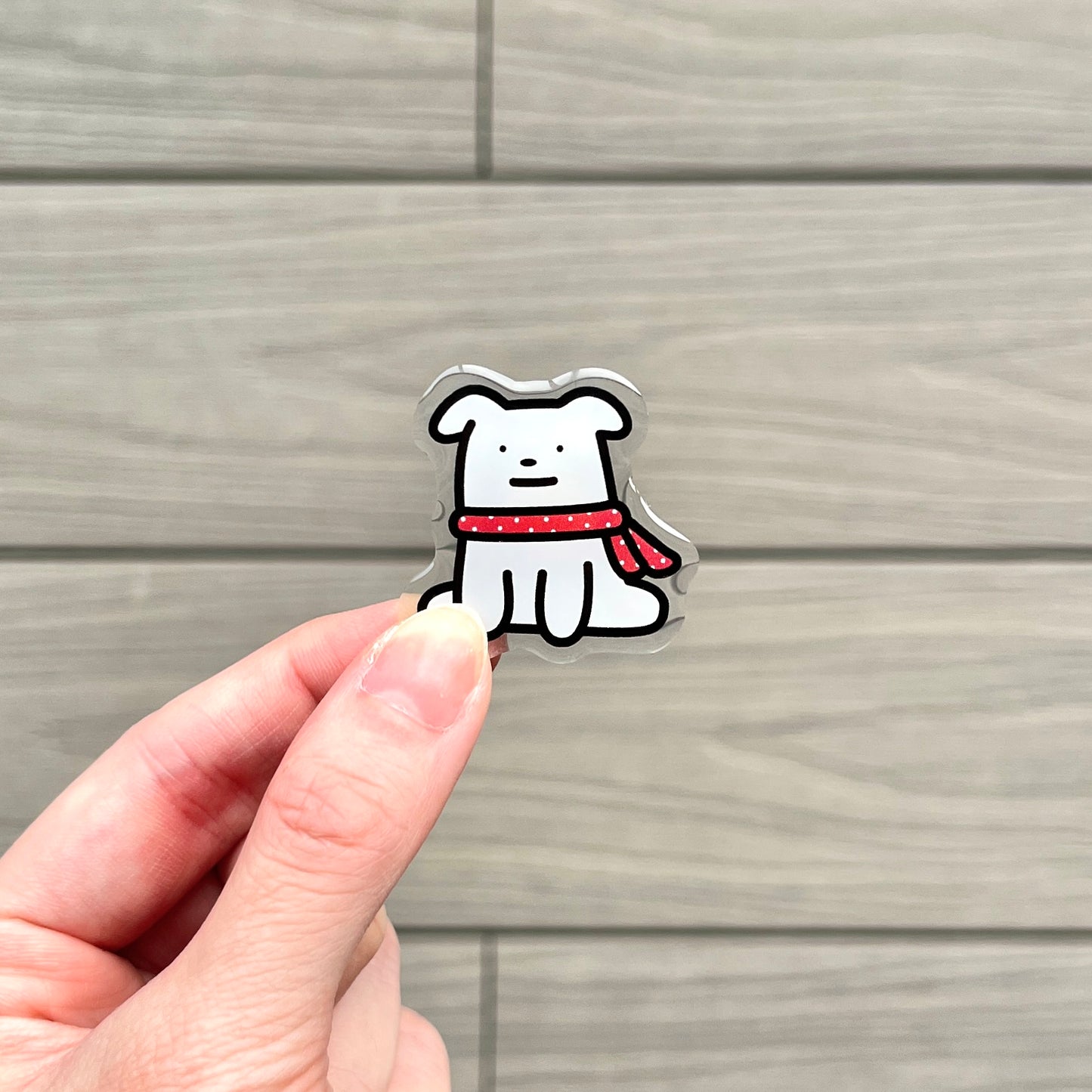 Dog Acrylic Pin