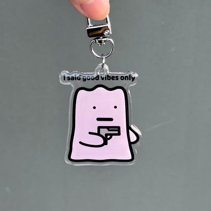 Good Vibes Only Keychain