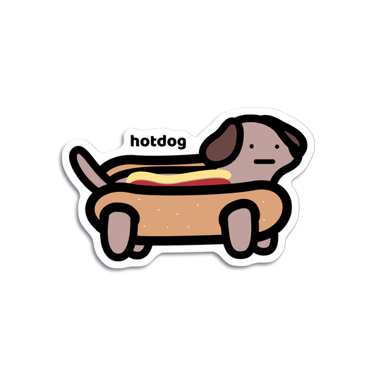 Dottyclub Hotdog Sticker