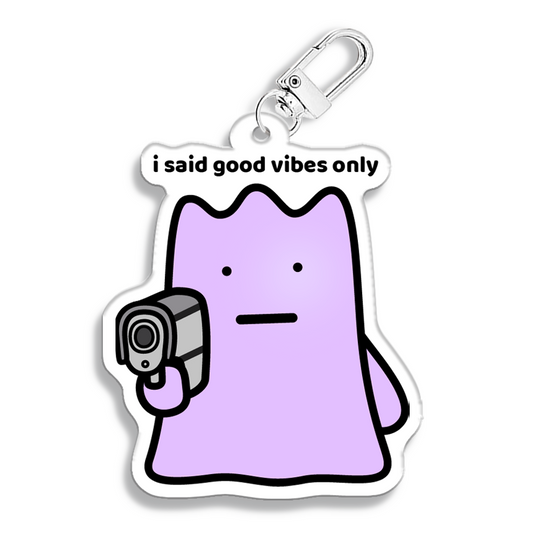 Good Vibes Only Keychain