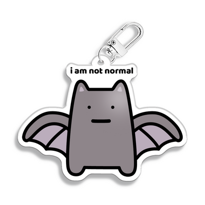 Bat Cat Keychain