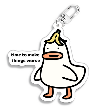 Make Things Worse Keychain