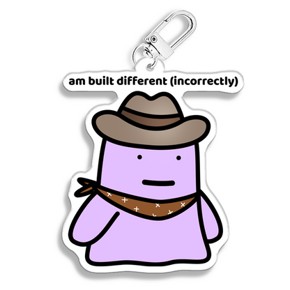 Built Different Keychain