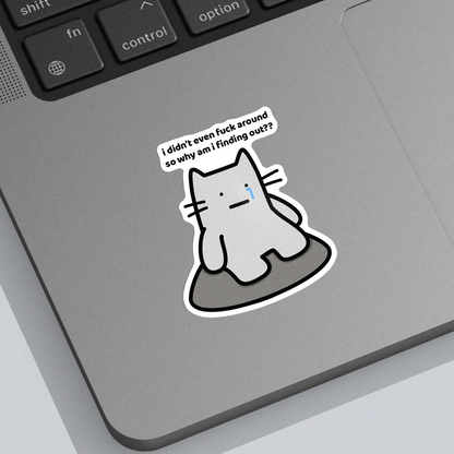 Finding Out Sticker
