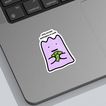 Apologies Sticker