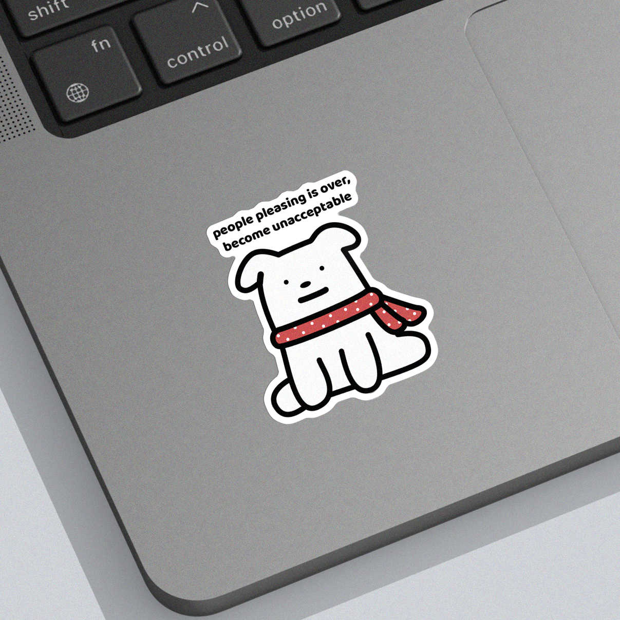 Unacceptable Sticker