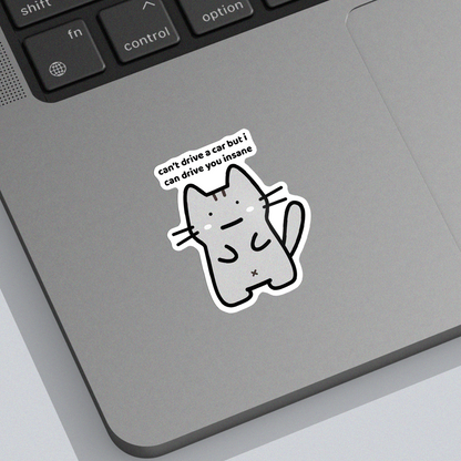 Drive You Insane Sticker