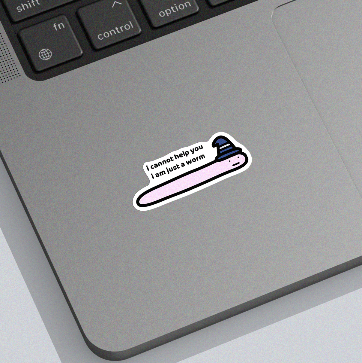 Worm Sticker