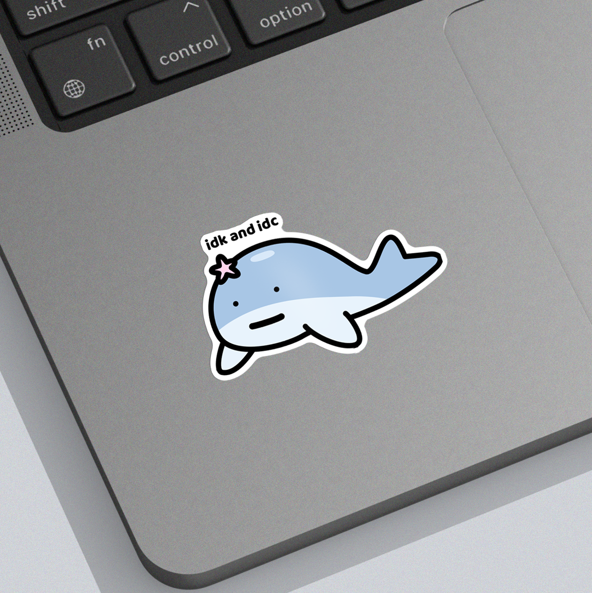 IDK and IDC Sticker
