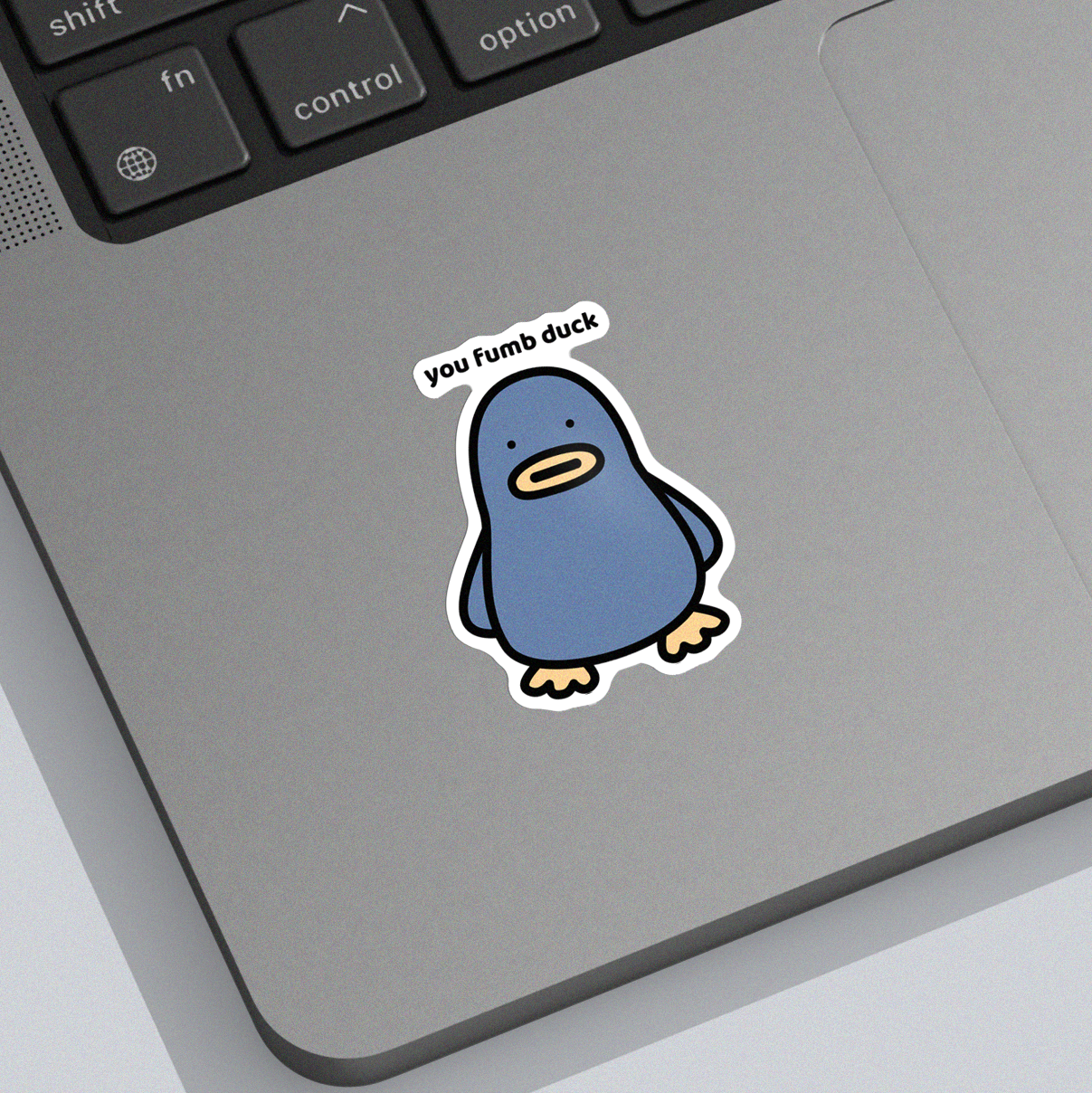 Fumb Duck Sticker