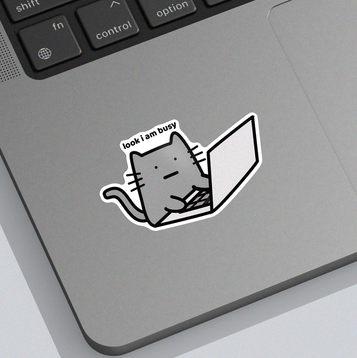 I Am Busy Sticker