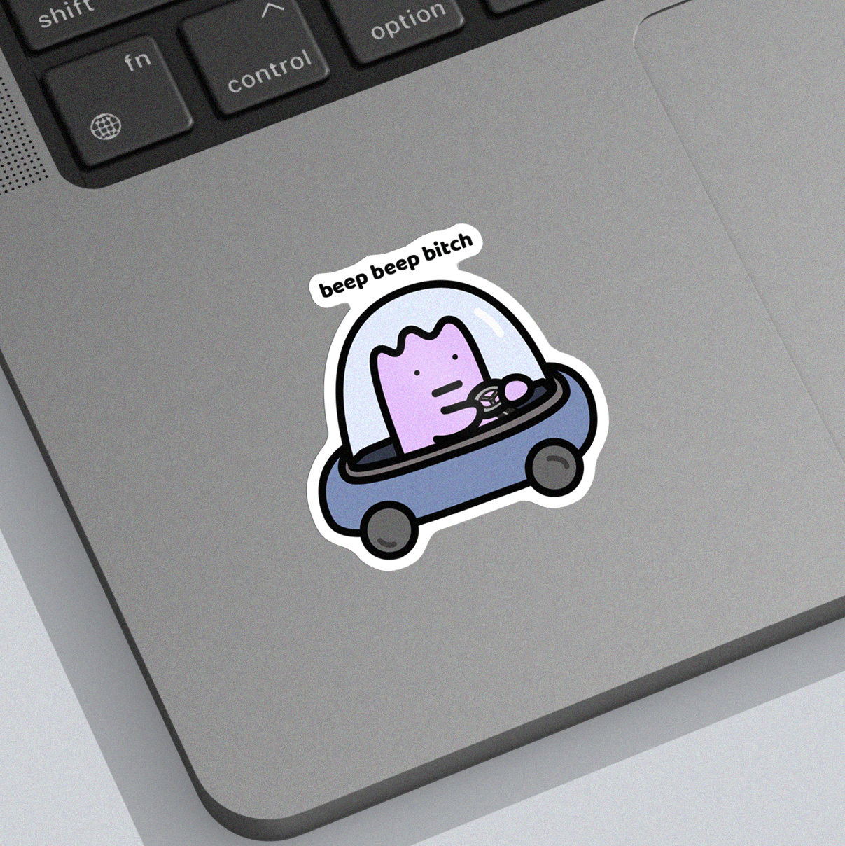 Beep Beep Sticker