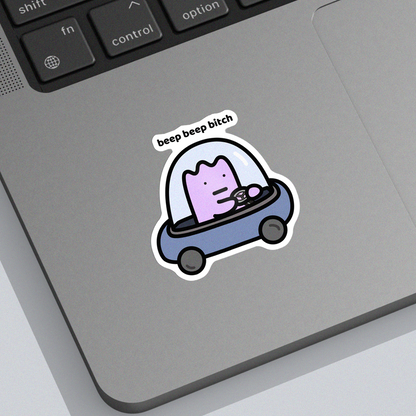 Beep Beep Sticker