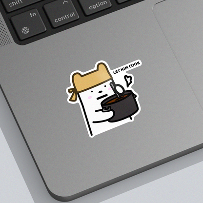 Let Him Cook Sticker