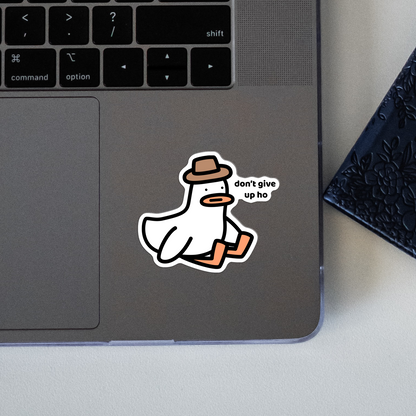 Don't Give Up Sticker