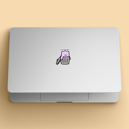 Trash Sticker