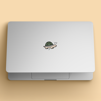 Unclench Your Jaw Sticker