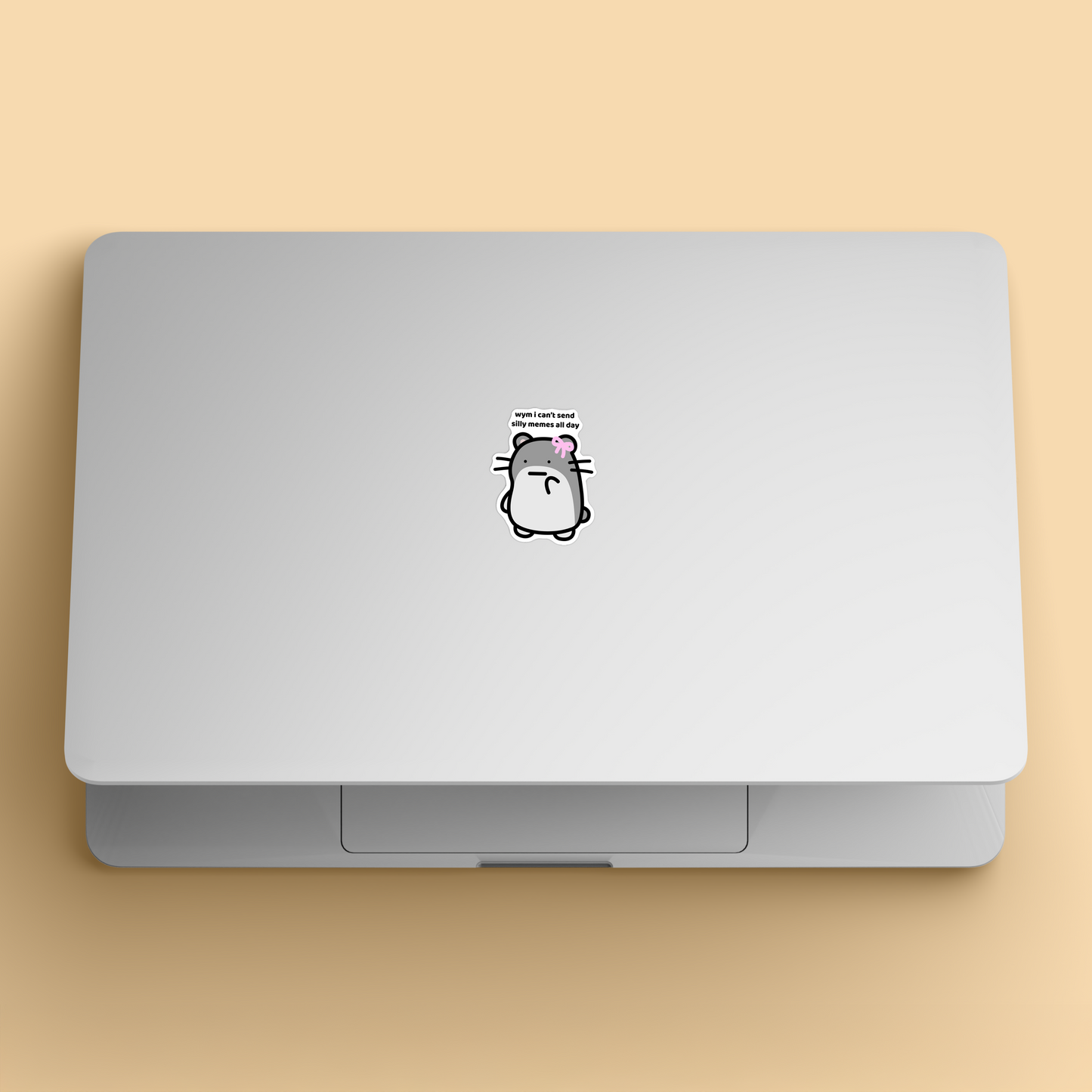 Coquette Hamster Sticker