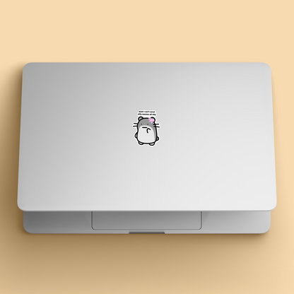 Coquette Hamster Sticker