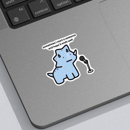 Start A Sentence Sticker