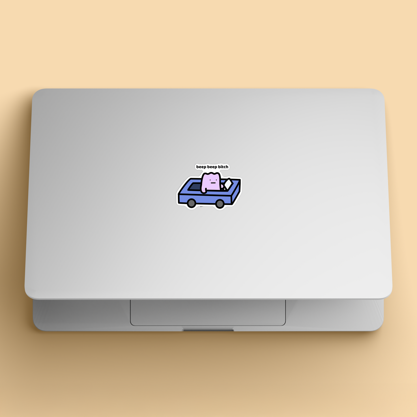 Beep Beep Sticker