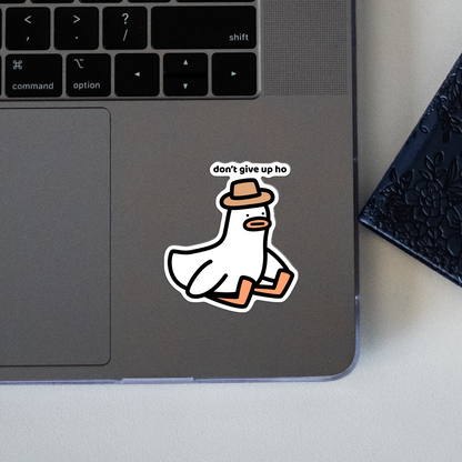 Don't Give Up Sticker