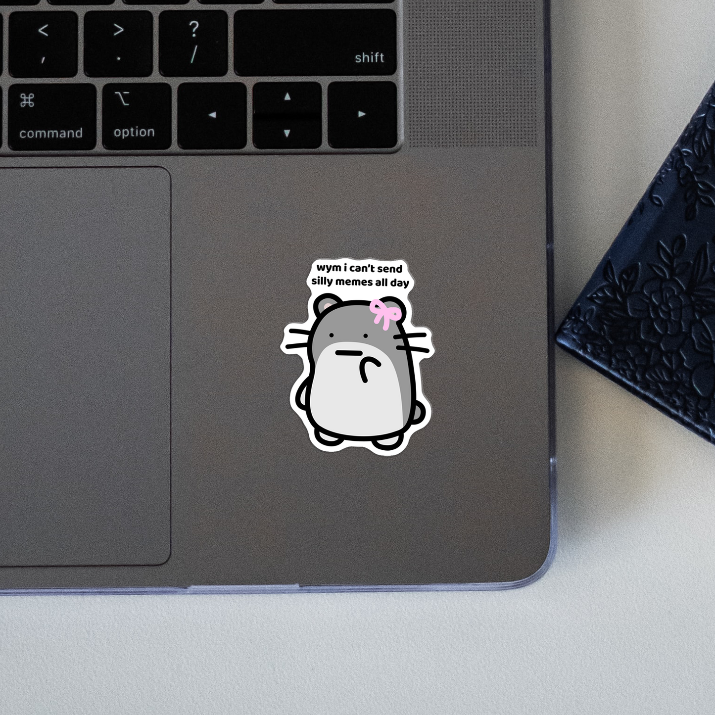 Coquette Hamster Sticker