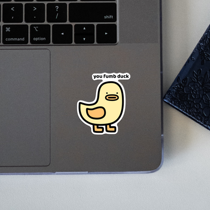 Fumb Duck Sticker