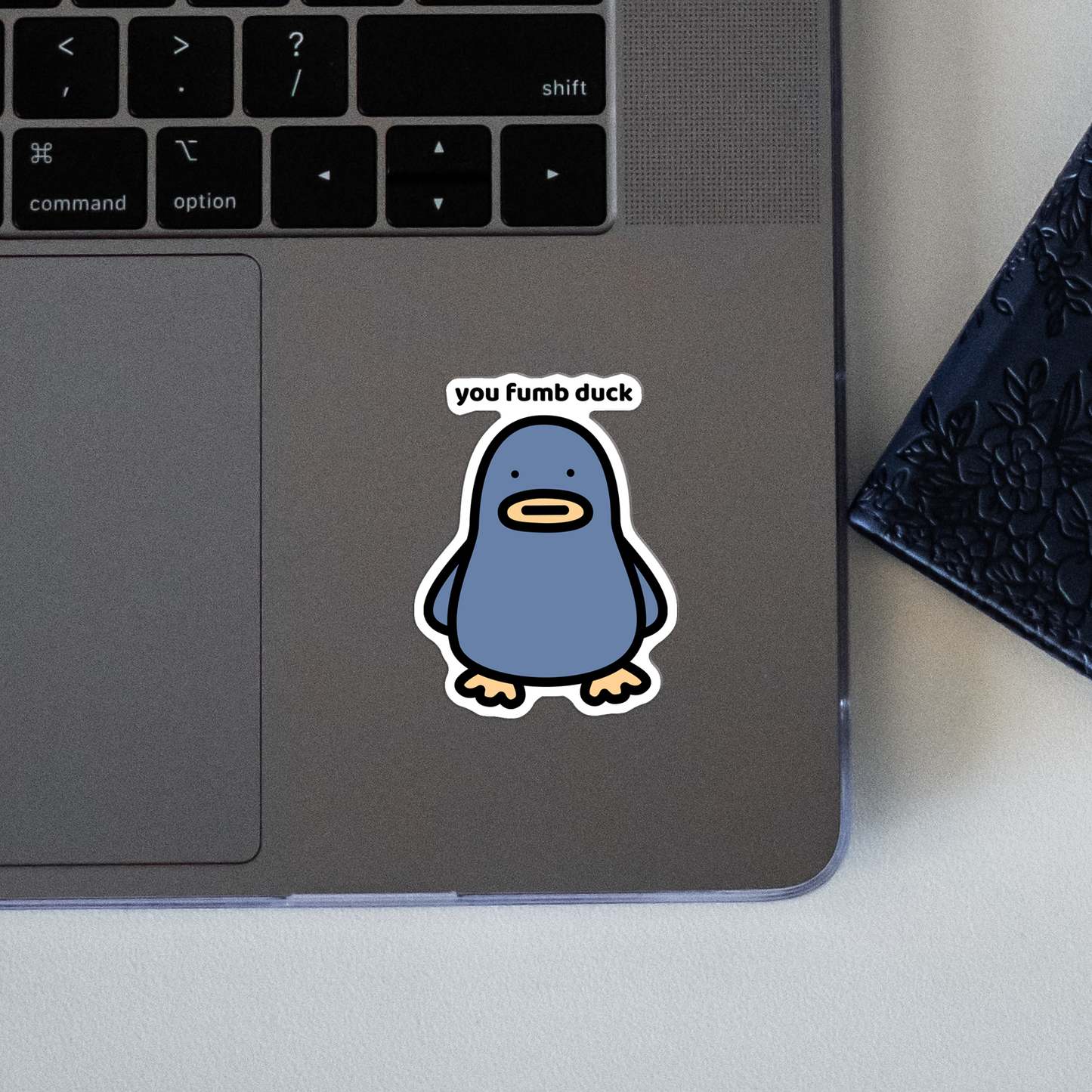 Fumb Duck Sticker