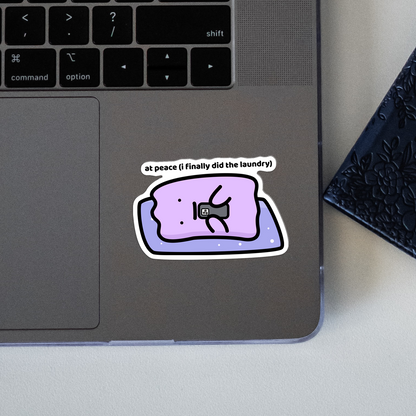 At Peace Sticker